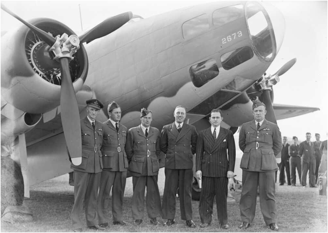 Royal New Zealand Air Force Lockheed and crew at Hobsonville Air Force Base